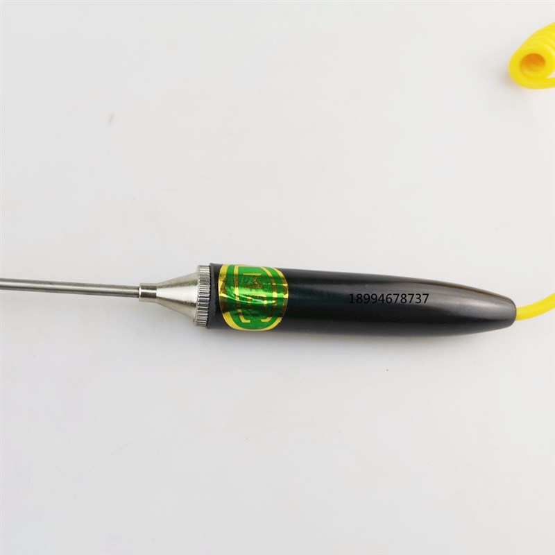 极速手持铠装热电偶WRNK-187 K型手柄热L电偶 锌锡水高温炉测温棒