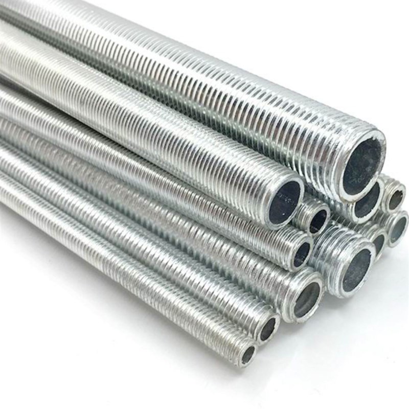 极速螺杆全牙吊杆不锈钢牙管条外牙1米1米5I空心灯具管丝杆m6m8m1
