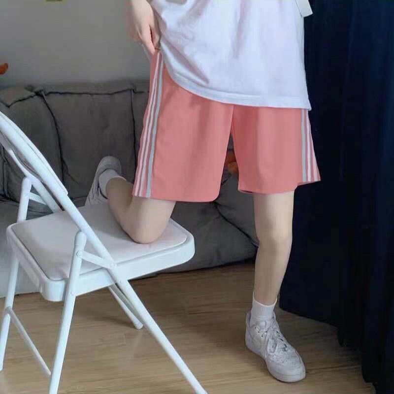 新品女童短裤夏季童装202v5新款潮洋气运动宽松纯棉中大童女孩儿