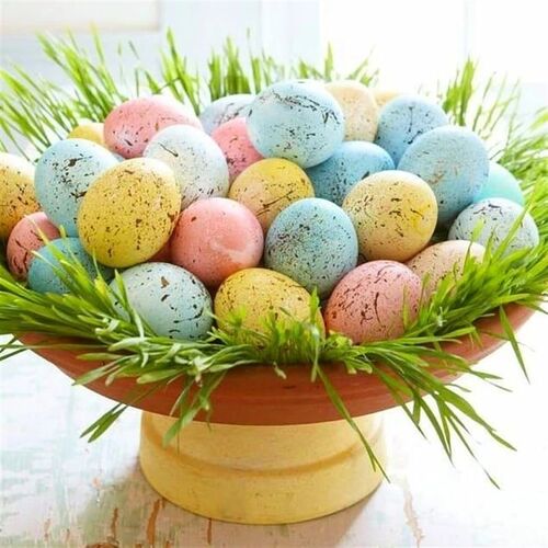 新品20/50Pcs Foam Easter Eggs Happy Easter DecorationXs Pain