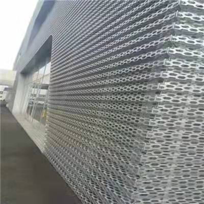 极速新品厂销菱形铝板网 亨珏外墙装D饰用铝板冲孔网 六边形Y装饰