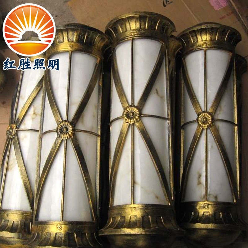 双头户外壁灯仿云石壁灯草坪灯庭院灯创意户外壁灯NN-46502