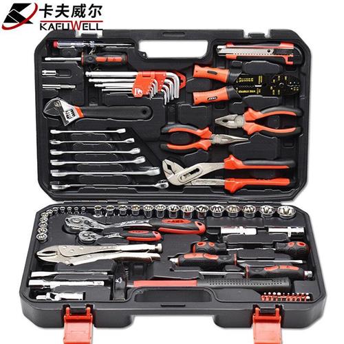 卡夫威尔84件套机修工具组套工具组合套装工具箱手动工具SS2084A