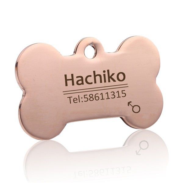 速发Persoized Dog Tag Stle Steel a Egraved ID Tags F