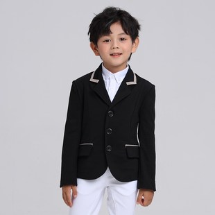 速发专业儿童备术外套马赛训练骑士装 比上衣外套男骑马西服