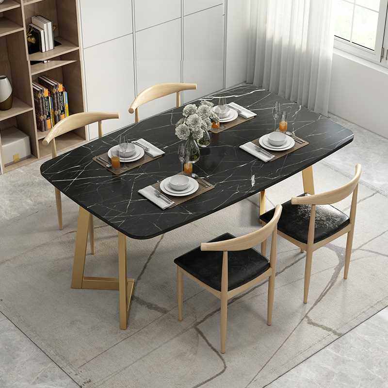 速发餐桌家用简易长方形2人4饭6人组桌房公寓餐厅快餐店桌椅人合,住宅家具,板木餐桌,淘宝优惠券,粉丝福利购,淘宝优惠卷