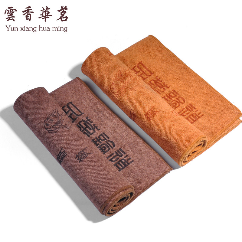 速发茶布 加厚吸水茶毛 养壶棉棉麻纯巾品茶论道高级茶艺茶巾巾茶