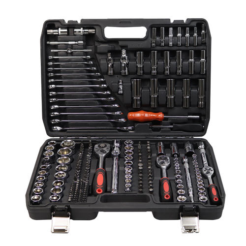 216件套筒组套工具汽修棘轮扳手组合套装215件套筒工具箱