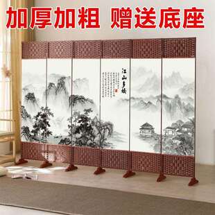 屏风隔断帘客厅卧室遮挡家用档门挡床移动推拉可折叠玄关