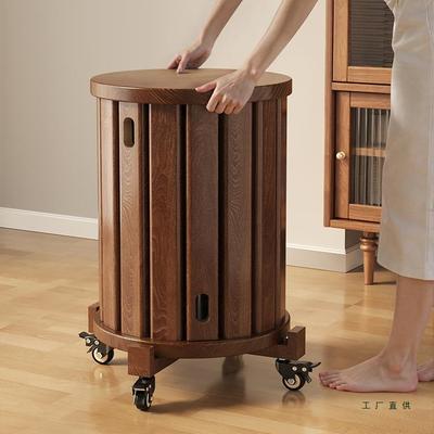 实木凳子家用可叠放板凳收纳组合高圆凳叠叠凳餐厅堆叠客人备用凳