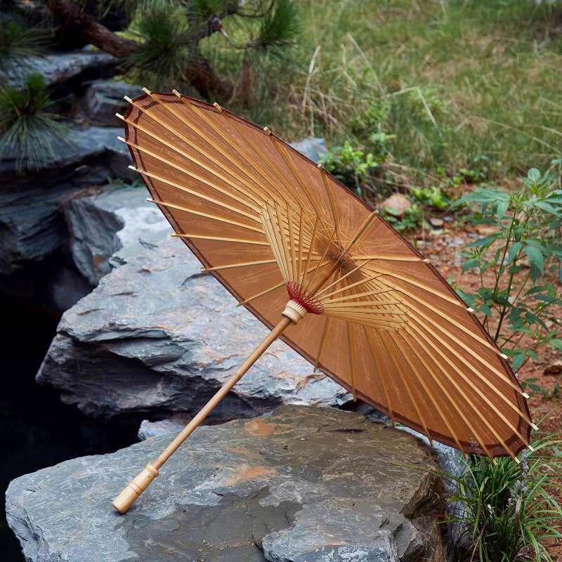 油纸油纸伞晴雨两用古风手工古代防雨防晒道具男女古典实用装饰