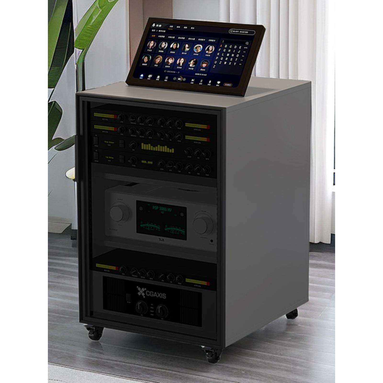 影音器材设备功放机柜家庭影院KTV航空机柜木质音响机架子