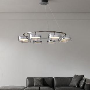 电商供货新款 现代简约客厅吊灯极简卧室吊灯网红餐厅吧台圆形灯具