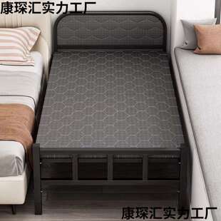 铁架床折叠便携单人床成人宿舍临时床钢丝床拼接床加固隐形折叠床