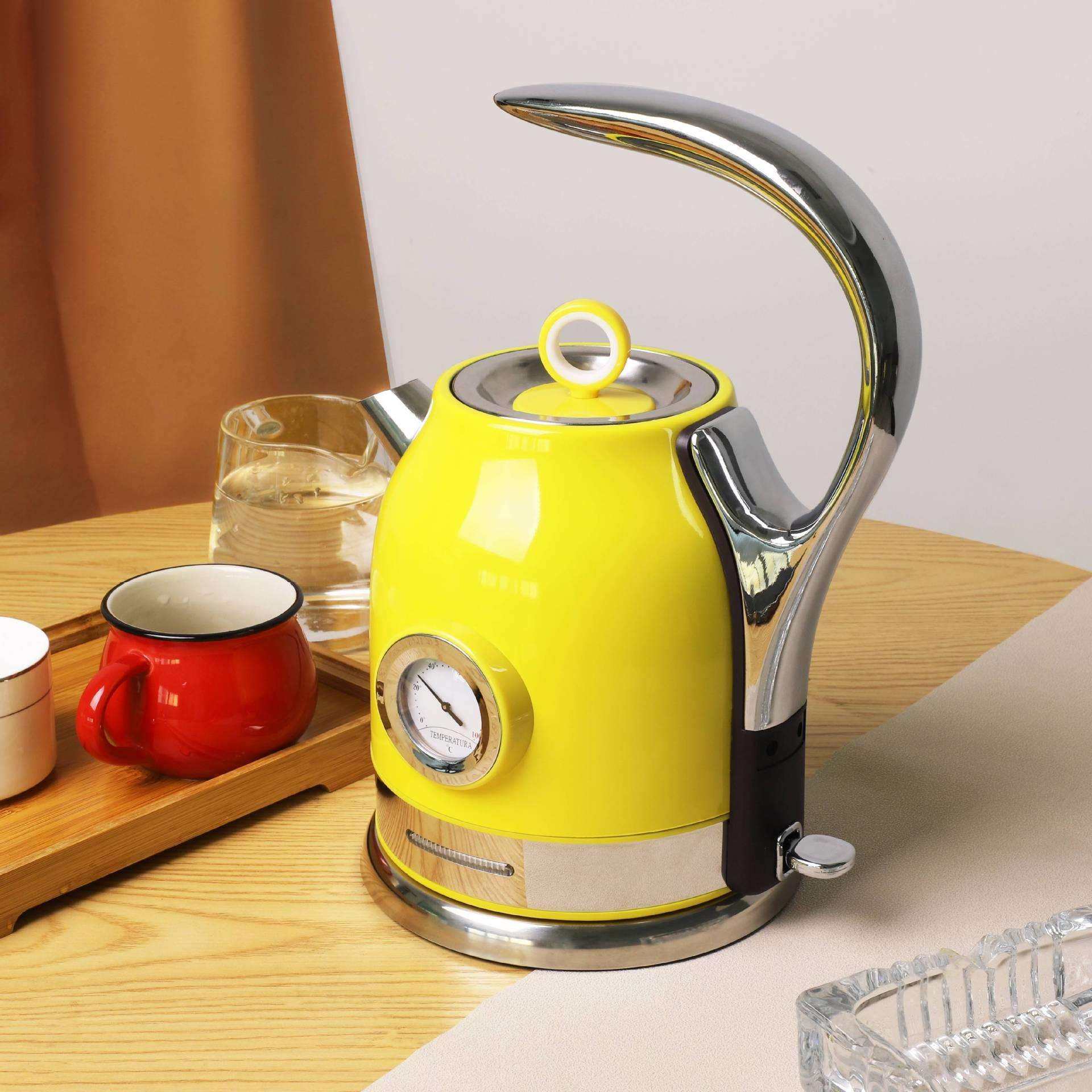 双层耐热欧式304不锈钢电热水壶家用烧水壶全自动断电大容量水壶