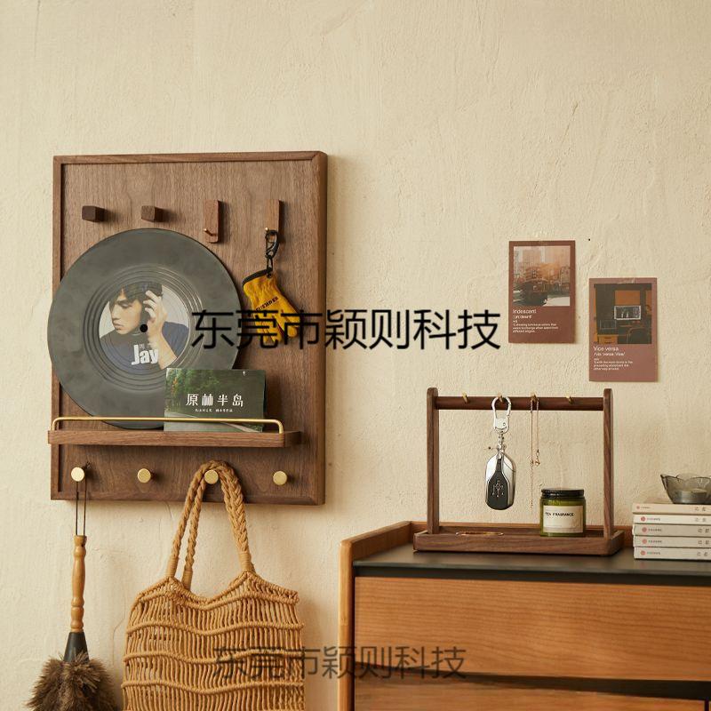 遮挡电表箱装饰画胡桃木网弱电箱盖板多媒体挂画实木电闸配电箱子