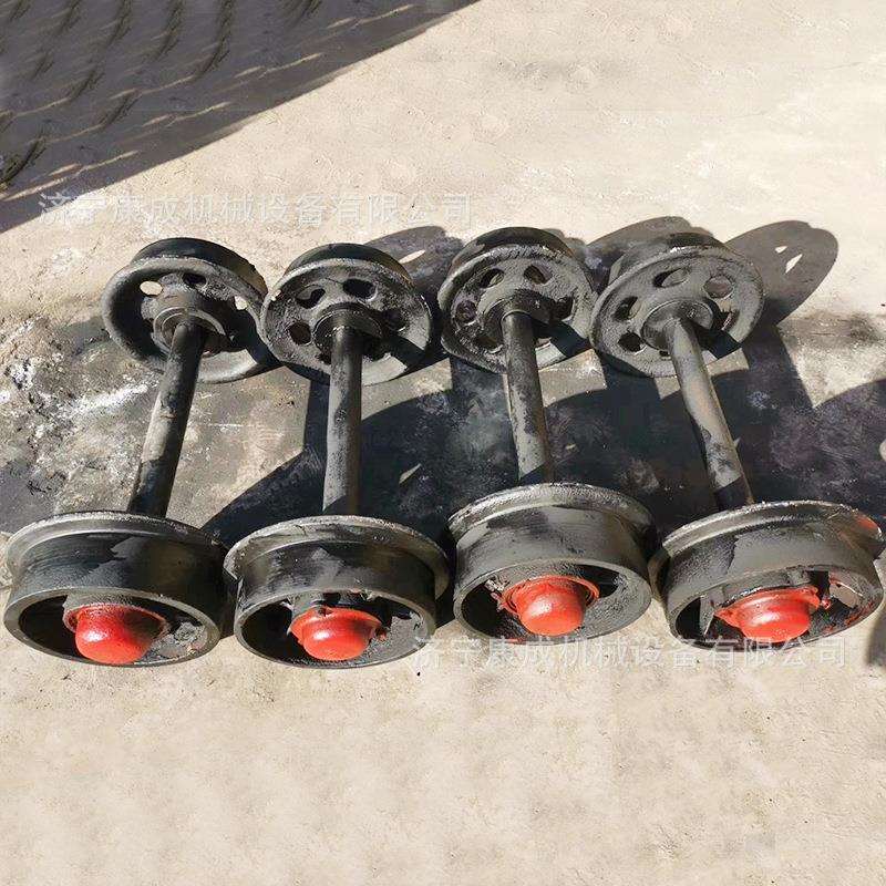 井下运输矿车单轮MGC1.1-6A开式矿车轮对窑厂用耐高温窑车轮对