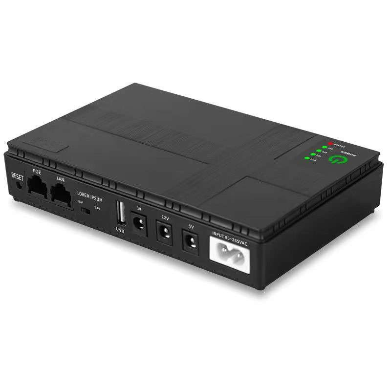 不间断电源直流备用电源迷你DC UPS路由器光猫内置电池POE5V9V12V
