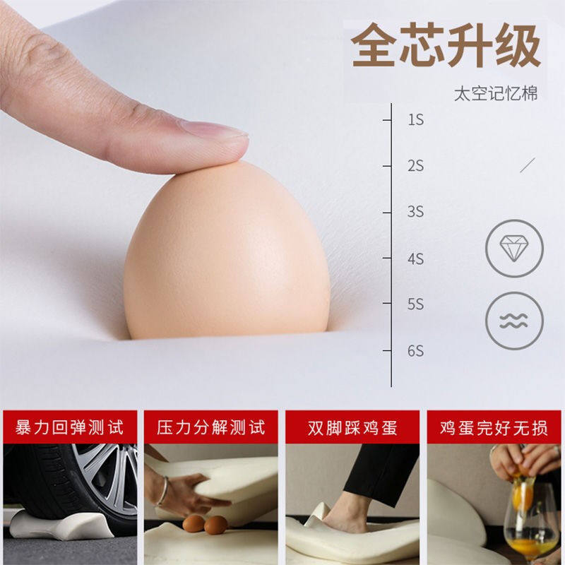 现货速发汽车头枕腰靠太空记忆棉车用座椅腰垫腰垫靠背垫护颈枕新