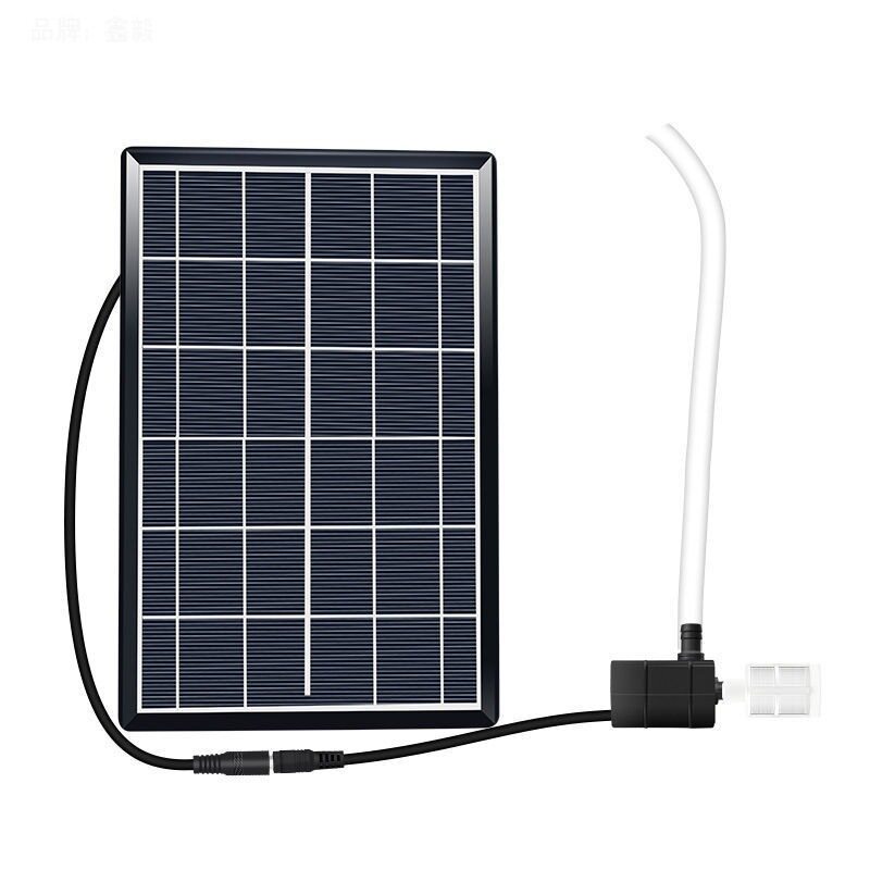 现货速发太能抽水泵鱼缸定时12V过滤增氧鱼缸假山流水泵户外带蓄
