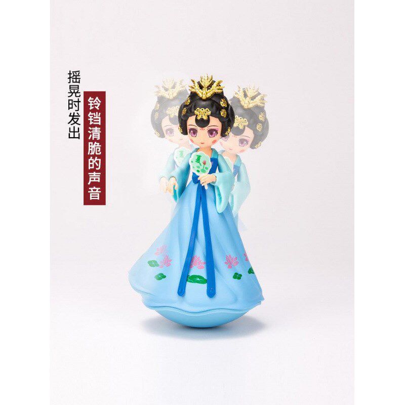 现货速发西安大唐不倒翁小姐姐创意家居摆件人偶陕西旅游小纪念品
