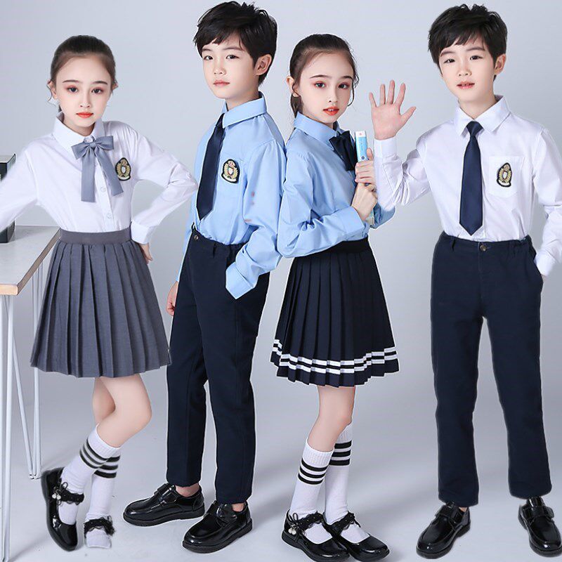 现货速发六一儿童大合唱表演服幼儿园中小学生朗诵礼服校服毕业照