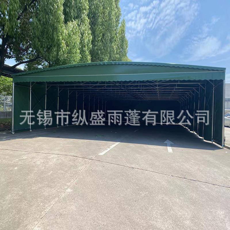 厂家遮阳棚大排档小店推拉雨遮阳篷可伸缩大型手动推拉夜宵店