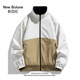新百伦双面穿外套男女同款 NEW BOLUNE 秋冬潮牌宽松休闲运动夹克