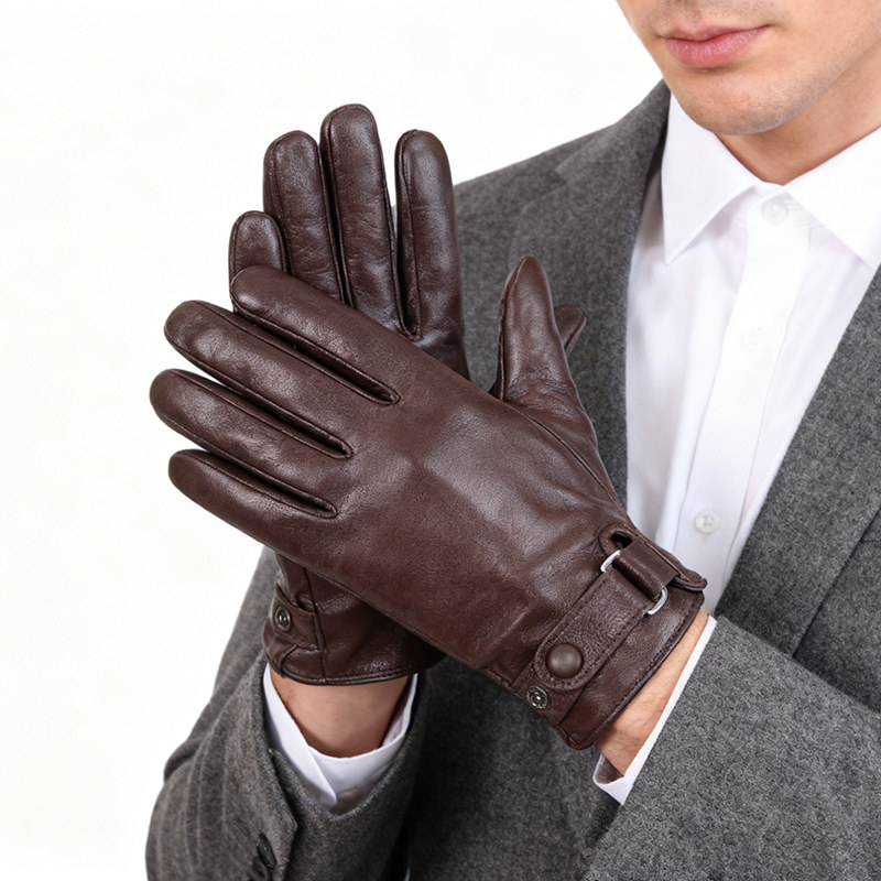 羊皮加绒手套男士小羊皮薄款丝里秋冬开车驾驶骑行手套柔软礼盒装,服饰配件/皮带/帽子/围巾,手套,淘宝优惠券,粉丝福利购,淘宝优惠卷