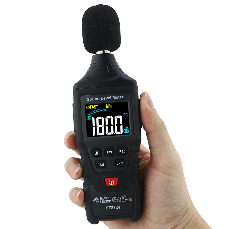 速发新品销ST8824噪音计检w测仪分贝仪噪声测试仪声音仪器声级计