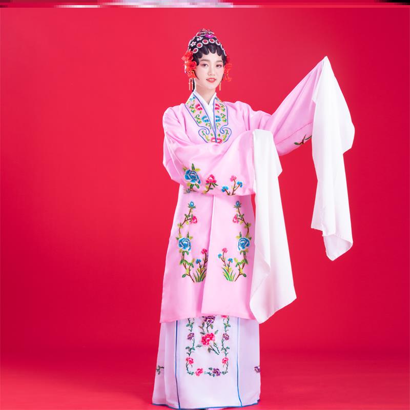 英英戏服装女花旦京剧古装越剧演出头饰戏曲水袖戏剧唱戏衣服戏服
