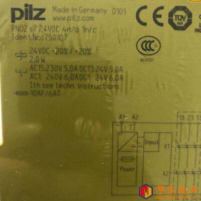 皮尔兹Pilz安全继电器 750102 750107pnoz