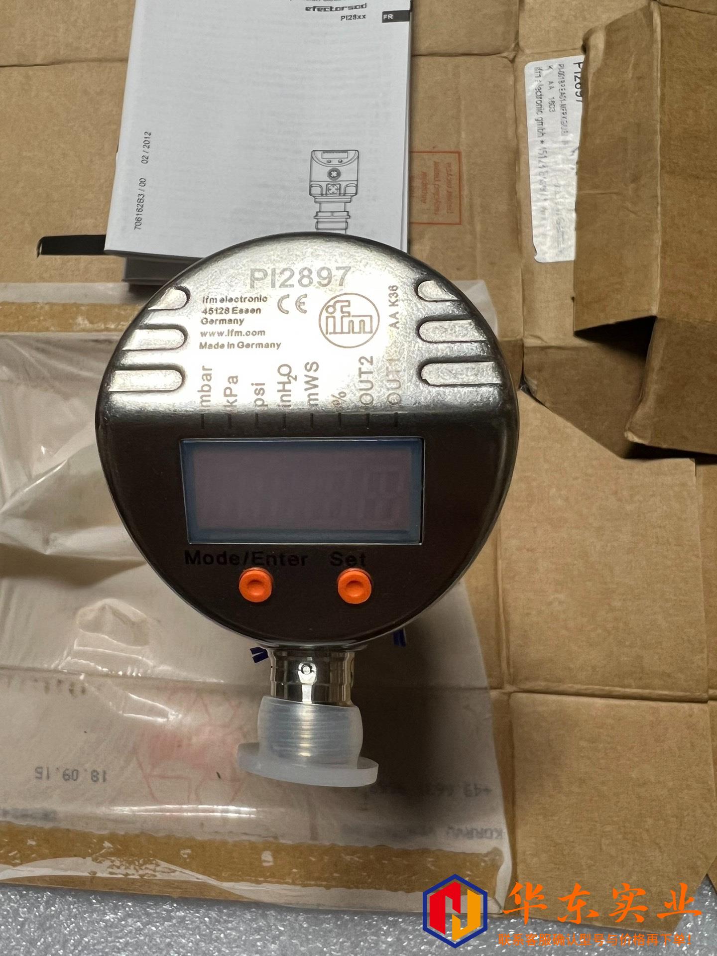 IFM易福门PI2897压力传感器