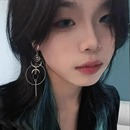 亚比 恶魔之眼耳夹女生哥特复古秋冬夸张小众独特气质耳环耳钉男款