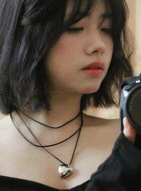 哇~是可以自由打结的爱心项链哦