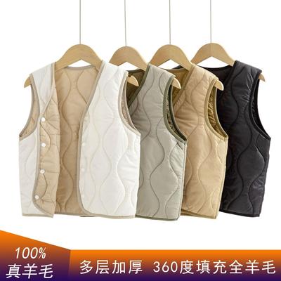 男女童保暖背心秋冬季校服神器羽绒内搭马甲初中生棉马甲羽绒背心