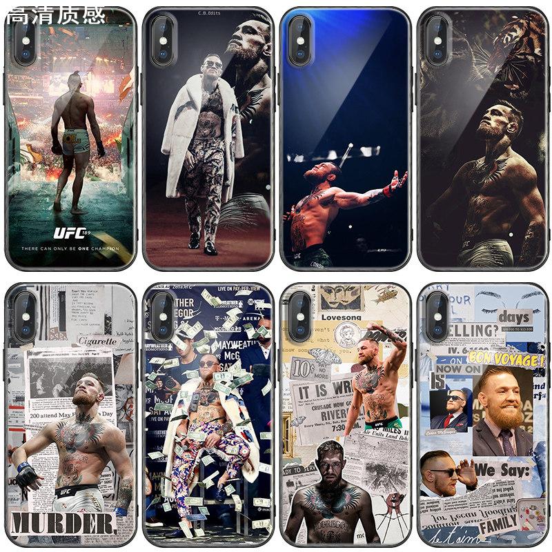 康纳麦格雷戈Conor McGregor手机壳适用苹果14UFC嘴炮13pro opporeno8拳击xsmax小米12玻璃套7/8plus华为p50