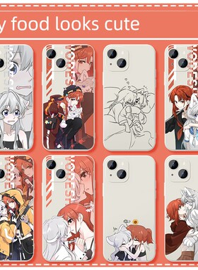 我的食物看起来很可爱手机壳苹果16华为Pola70漫画iPhone 15 Pro Max Oneplus 13二维Mate60百合Vivo外设Oppo