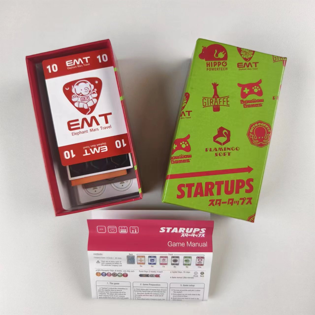 中英文初创公司系列聚会桌游卡牌
