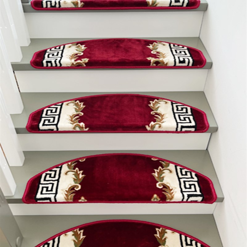 嘉驰别墅家e用实木楼梯地毯免胶自粘防滑室内踏步垫阶梯式满铺定