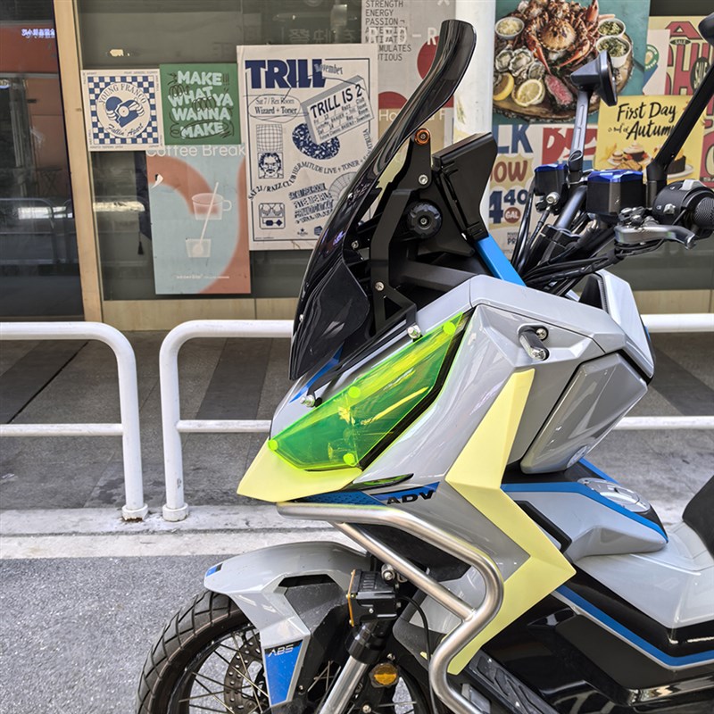 适用于升仕368G风挡改装加高挡风A368G改装配件前挡护板前挡风玻