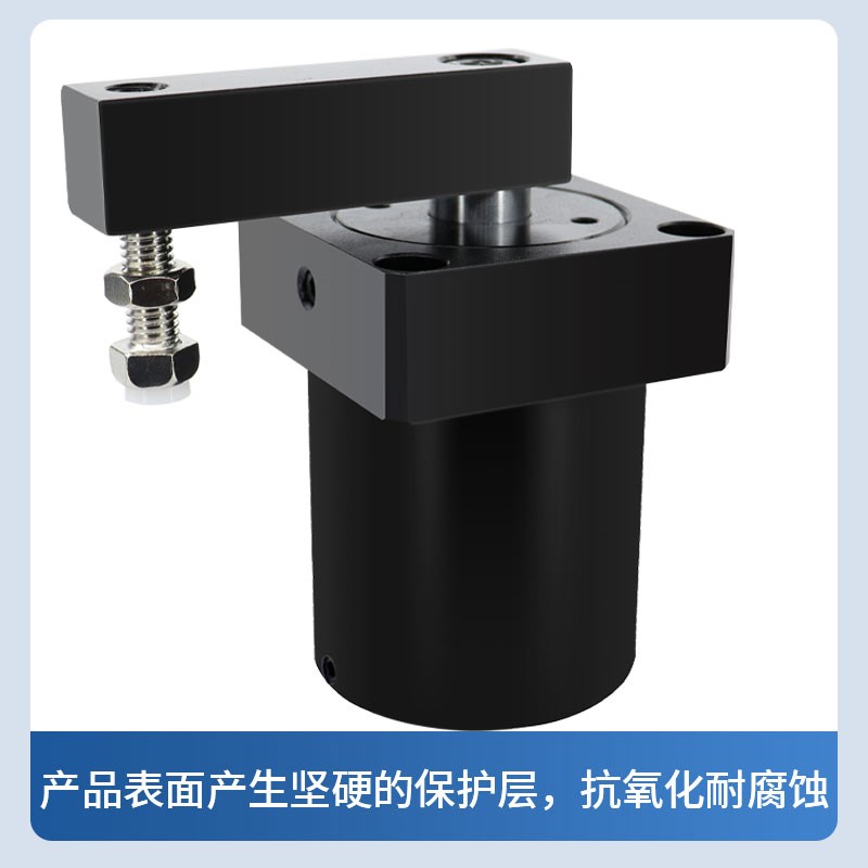 旋转转角缸上法兰配管式安装夹具气缸ASC-FA25M/32/40/50/63