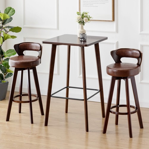 方形实木吧台桌家用阳台高台桌靠墙商用高脚桌R奶茶店休闲桌椅组