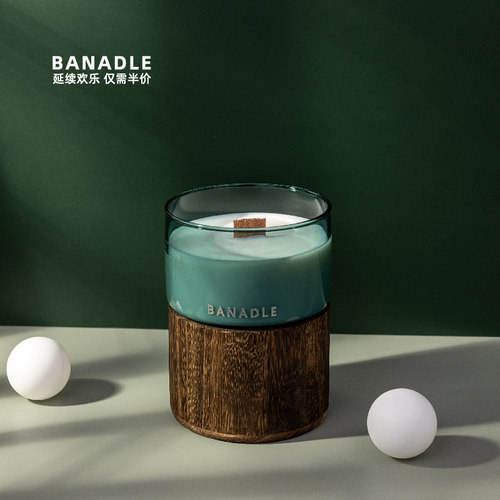 【BANADLE 香薰蜡烛礼盒】野兽香氛杯烛台座托盘助眠X生日派对礼