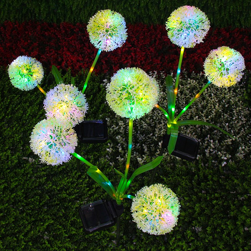太阳能蒲公英灯户外庭院灯阳台花园室外防K水景观装饰灯插地草坪