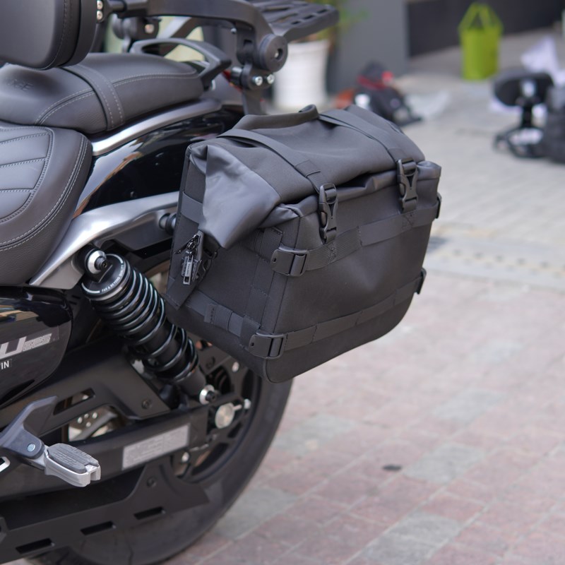 适用无极CU625护杠边包折叠靠背改装件快拆尾箱T包货架脚踏变档杆