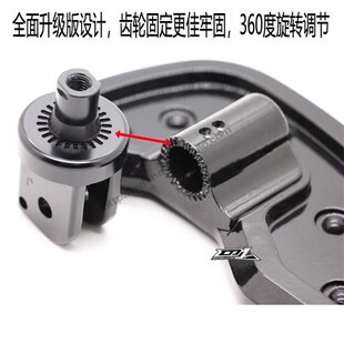 适用力帆V400 V16S巡航太子车改装司J机前脚踏板 加大加宽舒适脚