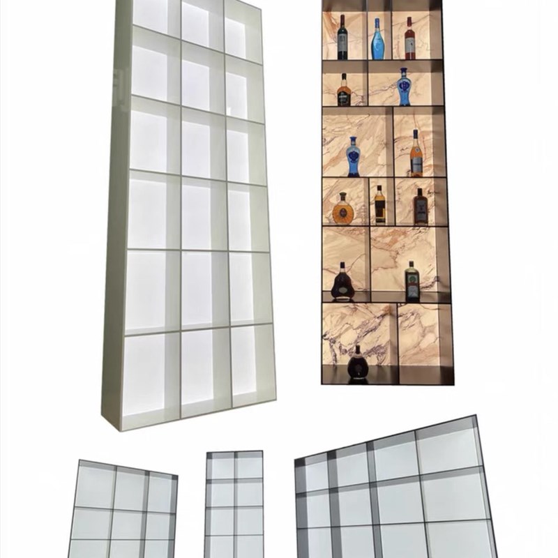 不锈钢柜定d制展示柜定制实心铝板柜定制电视柜壁龛不锈钢屏风定