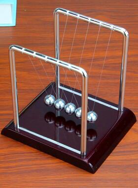 牛顿摆球永动机仪反重力平衡混沌不停F碰撞球办公室桌面创意小摆