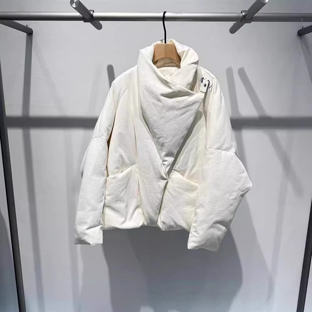 艾诺丝国内代购2025年冬季新款时尚保暖立领羽绒服外套女AR004008